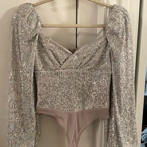 House of CB sequin bodysuit